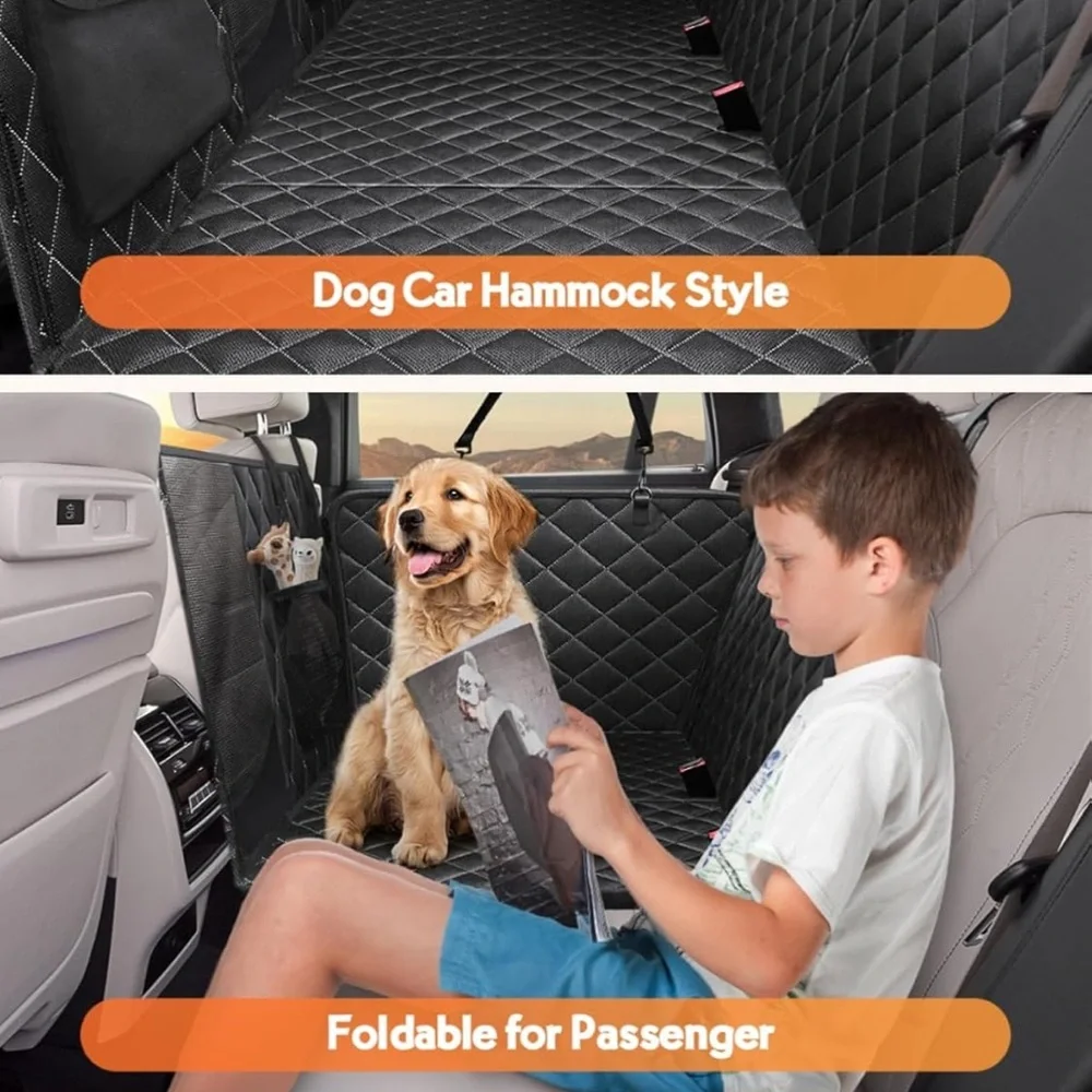 Dog Car Seat Cover & Backseat Extender – Waterproof Hammock for SUVs & Trucks 🐾 - Picture 6 of 10